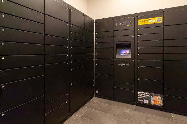 Skyloft Austin secure package locker system.
