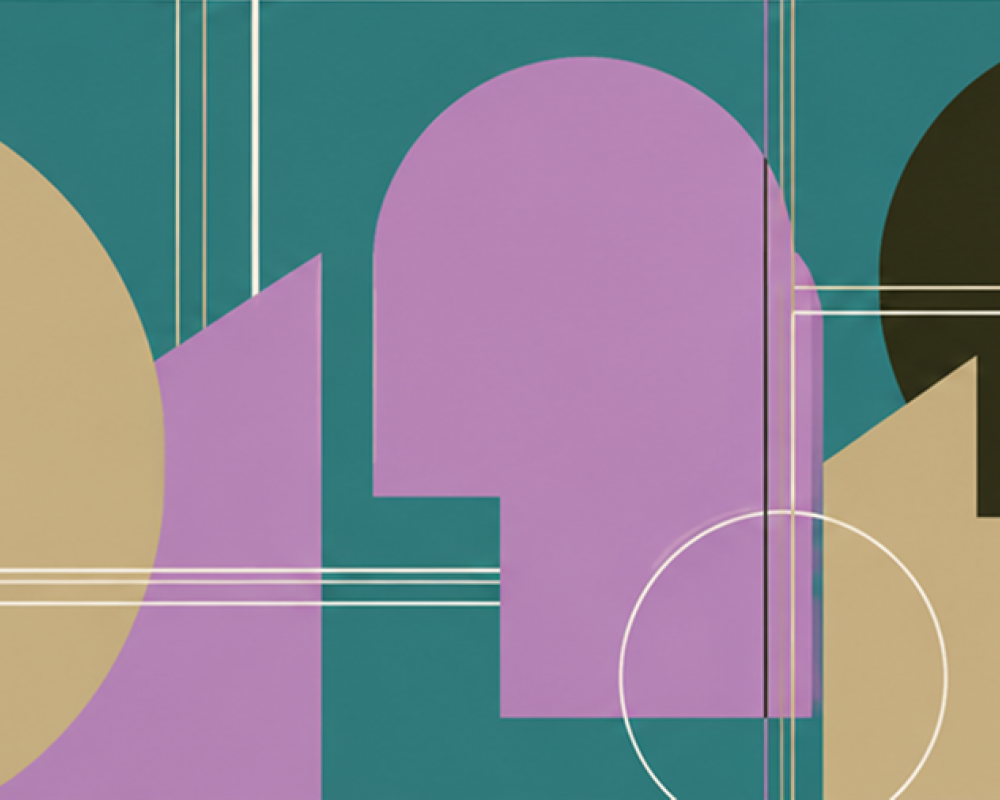 Skyloft Austin geometric brand artwork.